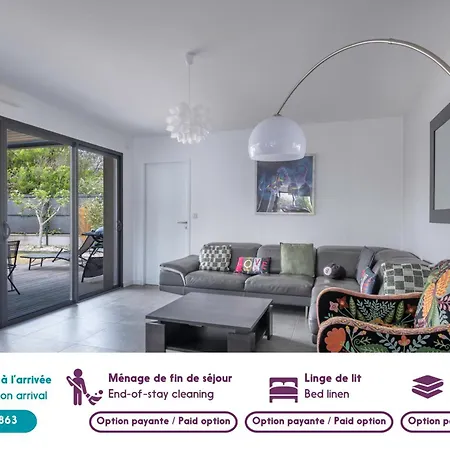 펜션 Maison 3 Avec Beau Jardin A 게랑드